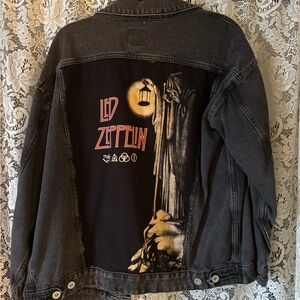 Led Zeppelin Graphic Denim Jacket